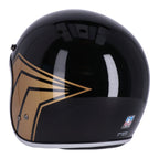 13 1/2 Skull bucket helmet gloss black