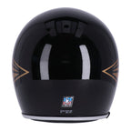 13 1/2 Skull bucket helmet gloss black
