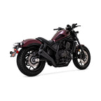 Vance & Hines, Upsweep slip-on exhaust muffler. matte black