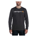 Carhartt Logo graphic long sleeve carbon heather