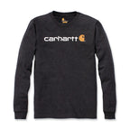 Carhartt Logo graphic long sleeve carbon heather