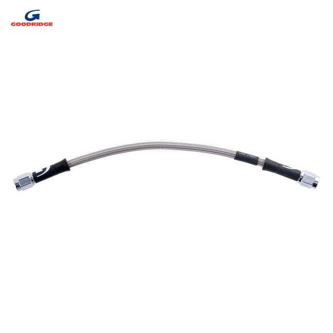 Goodridge brake line kit plain braided stainless, 11" long