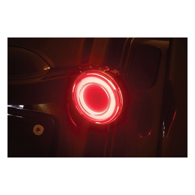 Kuryakyn, rear Tracer LED turn signal insert set. Smoke lens