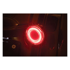 Kuryakyn, rear Tracer LED turn signal insert set. Smoke lens