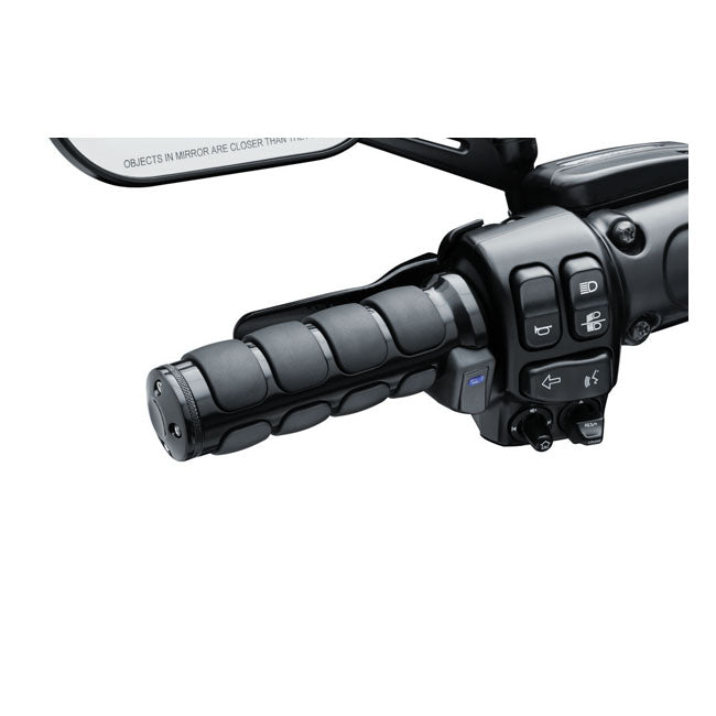 Kuryakyn, Heated ISO grips. Gloss black