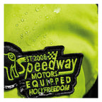 Holy Freedom Zero Vision leather jacket black/fluo yellow