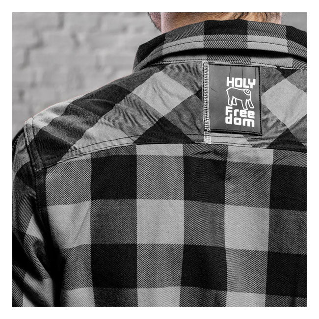 Holy Freedom Jessie James Flannel shirt grey/black