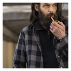 Holy Freedom Jessie James Flannel shirt grey/black