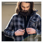 Holy Freedom Jessie James Flannel shirt grey/black