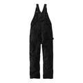 Carhartt Duck insulated bib overall black