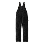 Carhartt Duck insulated bib overall black