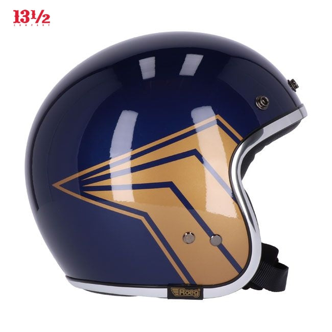 13 1/2 Skull bucket helmet crash blue