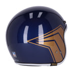 13 1/2 Skull bucket helmet crash blue