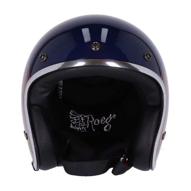 13 1/2 Skull bucket helmet crash blue