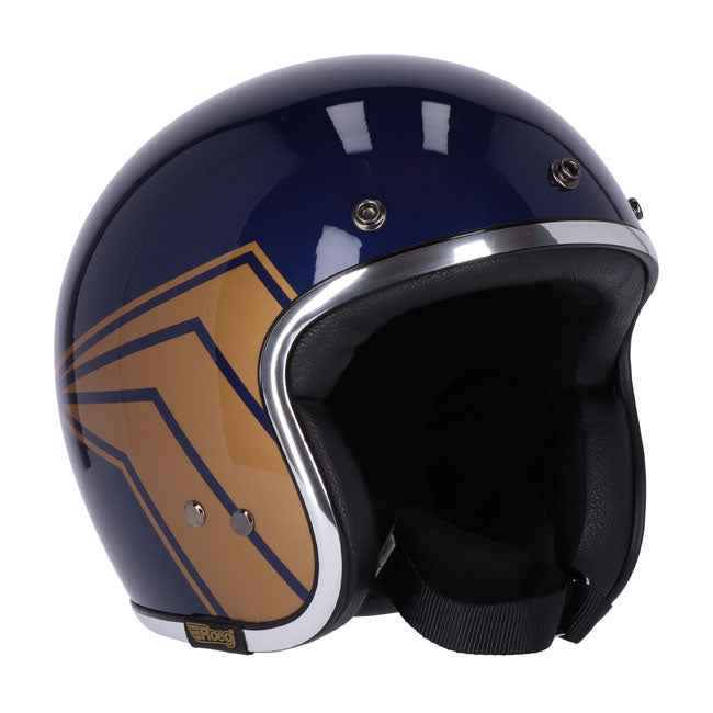 13 1/2 Skull bucket helmet crash blue