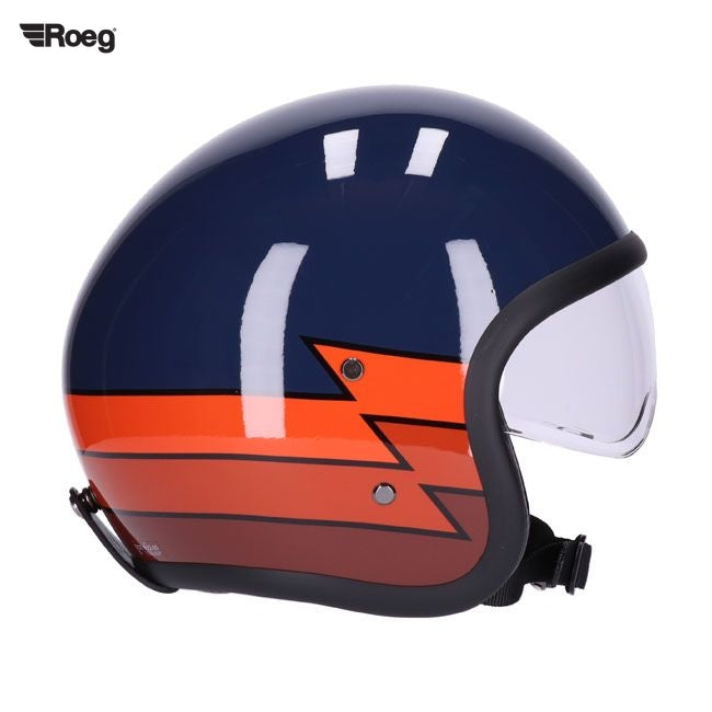 Roeg Sundown helmet Lightning gloss navy