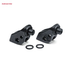 Kuryakyn, Splined peg adapters front. Satin black