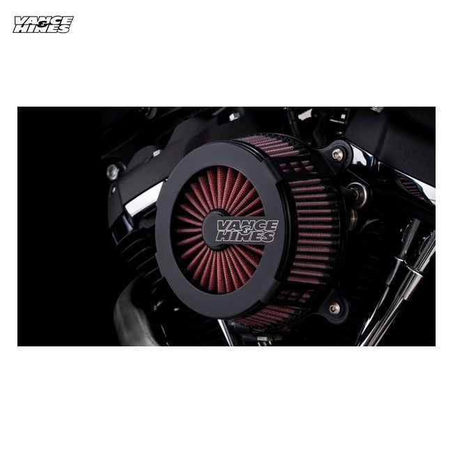 Vance & Hines, VO2 Cage fighter air cleaner kit. matte black