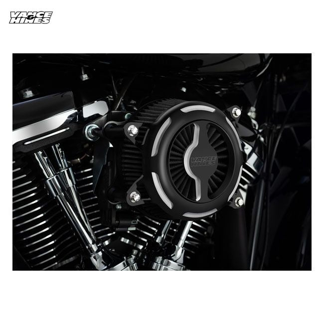 Vance & Hines, VO2 Blade air cleaner kit. contrast cut matte