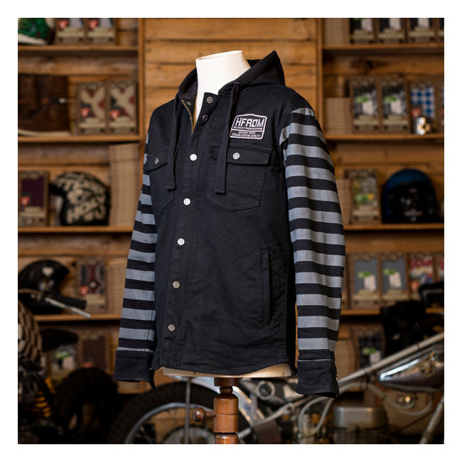Holy Freedom Folsom hooded shirt black