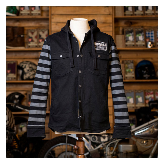 Holy Freedom Folsom hooded shirt black