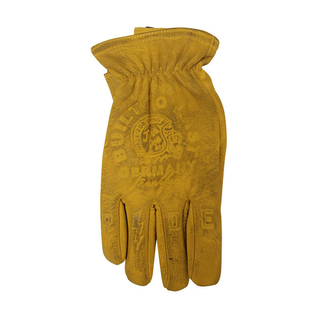 John Doe Coyote gloves yellow embossed - 1