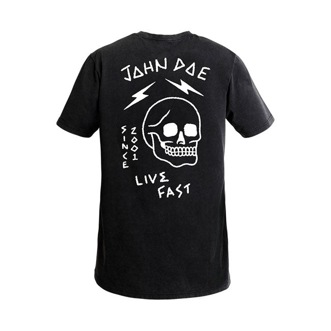 John Doe Live fast Skull T-shirt black - 1
