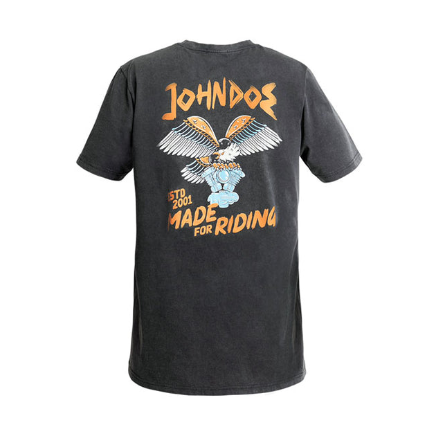 John Doe Eagle T-shirt fade out black - 1