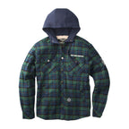 WCC Sherpa lined flannel jacket blue/green