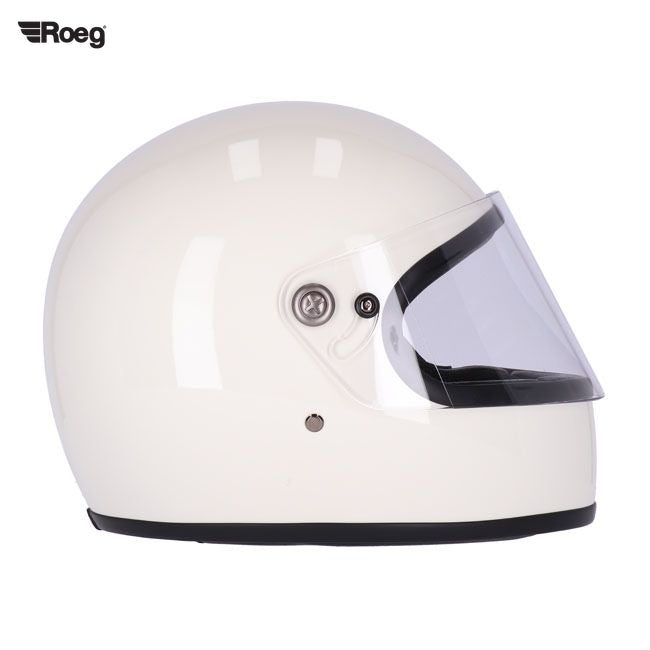 Roeg Chase helmet vintage white
