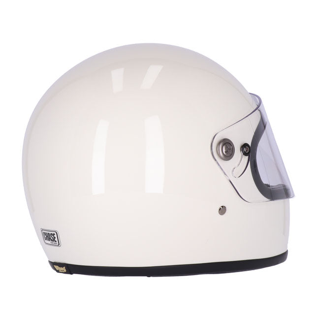 Roeg Chase helmet vintage white