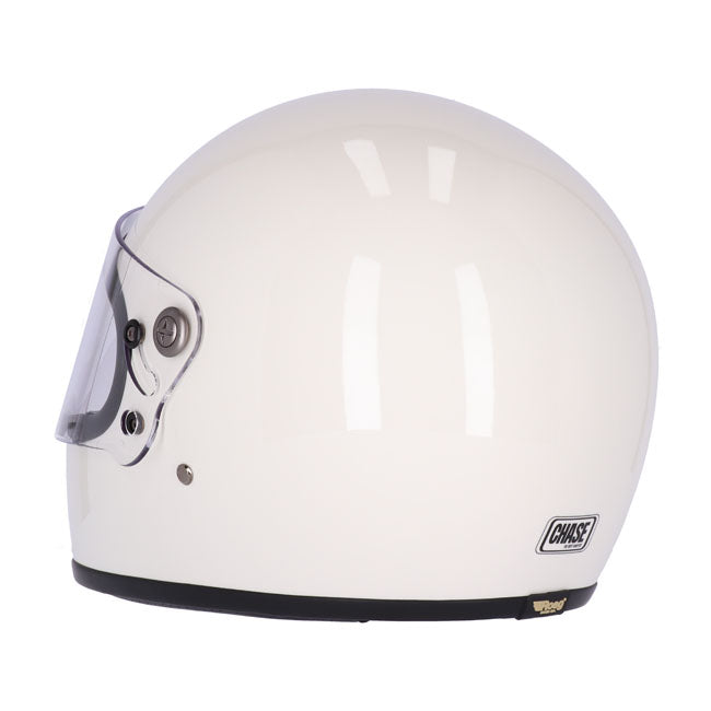 Roeg Chase helmet vintage white