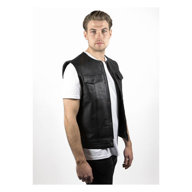 John Doe MC Outlaw leather vest black - 1