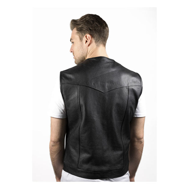 John Doe MC Outlaw leather vest black - 3