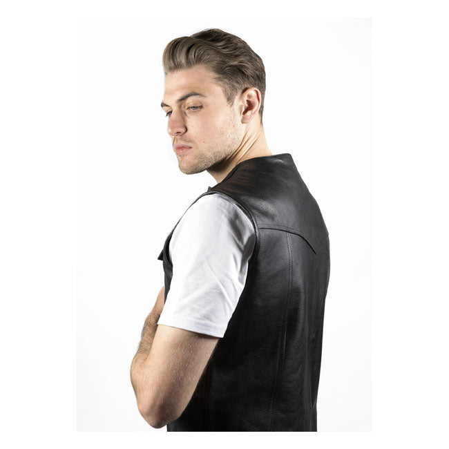 John Doe MC Outlaw leather vest black - 4