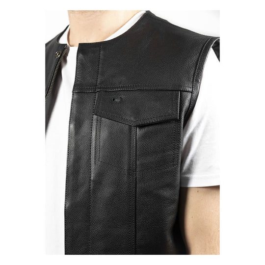 John Doe MC Outlaw leather vest black - 5