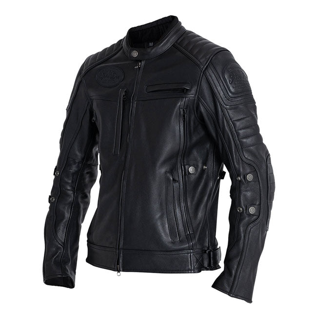 John Doe Technical Leather jacket with XTM black