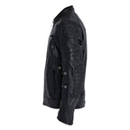 John Doe Technical Leather jacket with XTM black