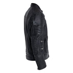 John Doe Technical Leather jacket with XTM black