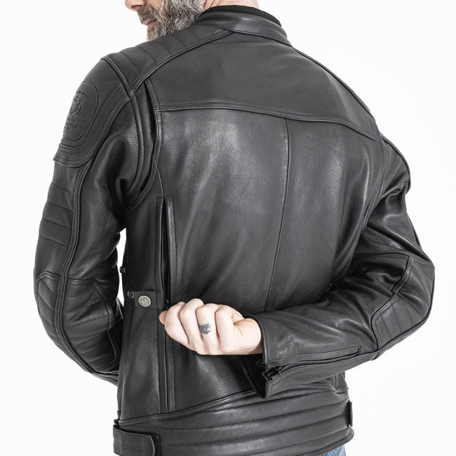 John Doe Technical Leather jacket with XTM black