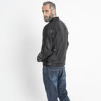 John Doe Technical Leather jacket with XTM black