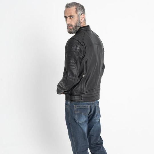 John Doe Technical Leather jacket with XTM black - 11