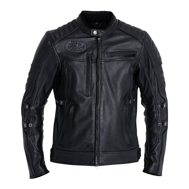 John Doe Technical Leather jacket with XTM black