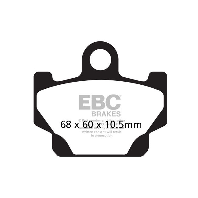 Placute de frana EBC | Front: Yamaha: 83 XJ 650 LK Seca; 82 XJ 650 Turbo; 82 XS 400...