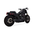 Vance & Hines, 2-1/2" big shots staggered PCX exhaust. black