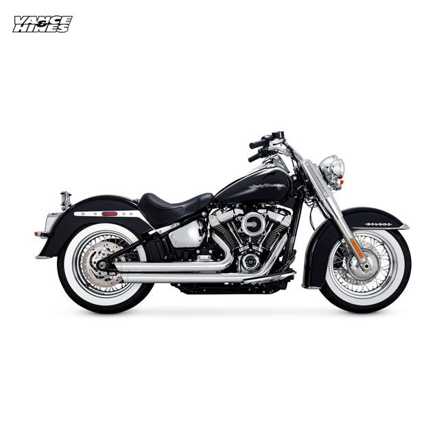 Vance & Hines, 2-1/2" big shots staggered PCX exhaust. chrom