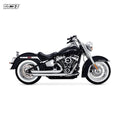 Vance & Hines, 2-1/2" big shots staggered PCX exhaust. chrom