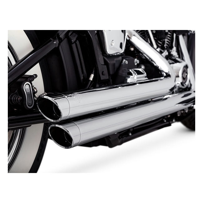 Vance & Hines, 2-1/2" big shots staggered PCX exhaust. chrom
