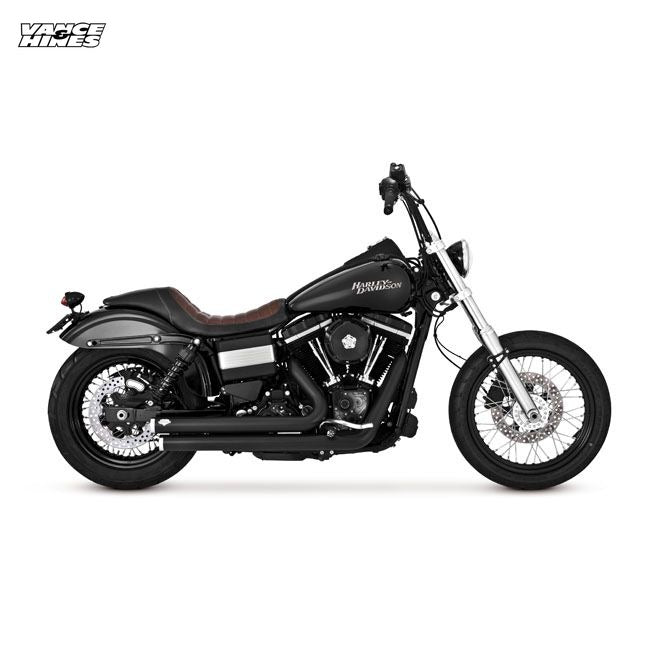 Vance & Hines, 2-1/2" bigshots staggered PCX exhaust. black
