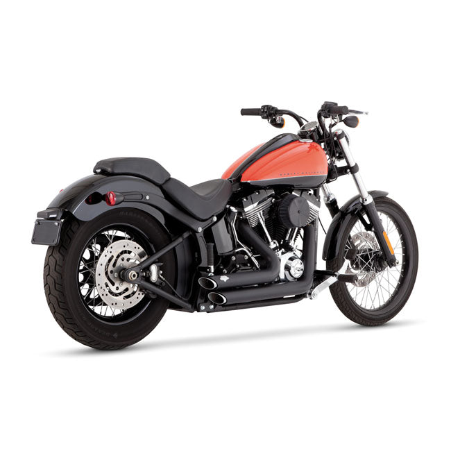 Vance & Hines, 2-1/2" shortshots staggered exh. PCX. black